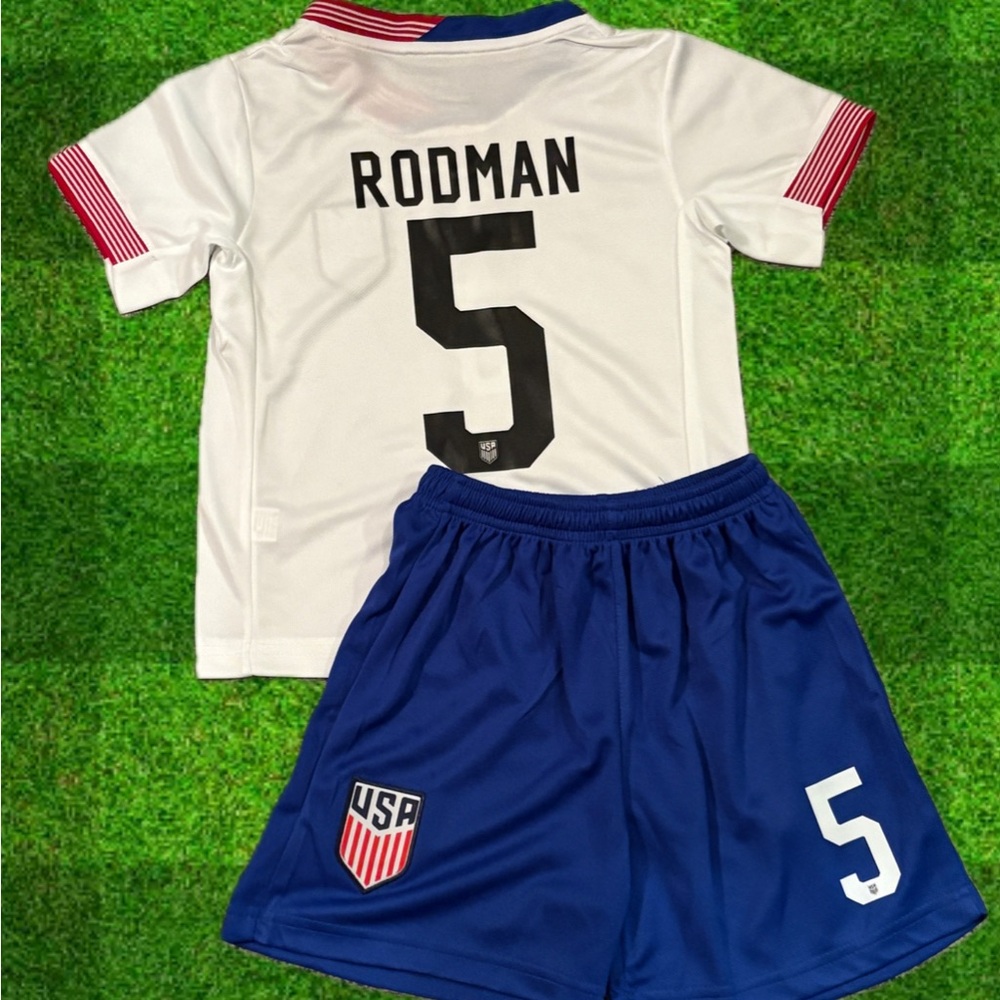 Small Trinity Rodman White Home Kids Girls Boys Unisex Fit - Size 24 Age 6-7